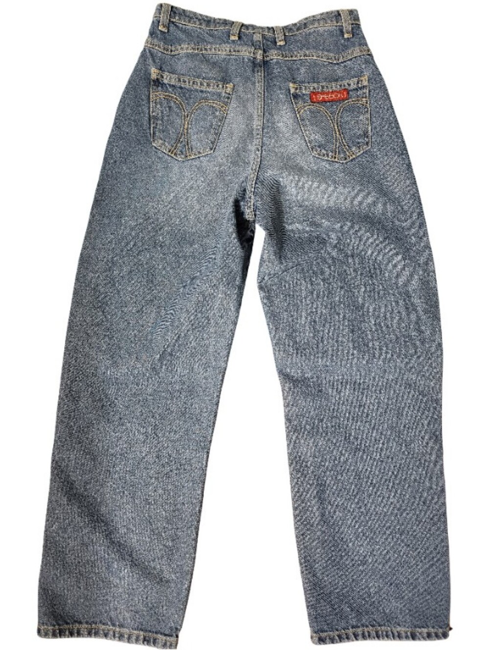 SASSON Vintage 90s High Rise Wide Leg Baggy Jeans Acid Wash Size 25